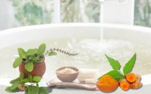 Ayurvedic Home Remedies for PCOS and PCOD: An Advice from Dr. Roopa.D Ayurvedic Home Remedies for PCOD and PCOS, Ritual Bathing (Snana) with Medicinal Herbs